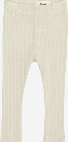 Lil ' Atelier Kids Regular Leggings 'RACHEL' in Beige: front