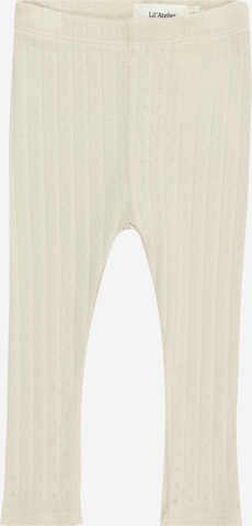 Lil ' Atelier Kids Regular Leggings 'RACHEL' in Beige: voorkant