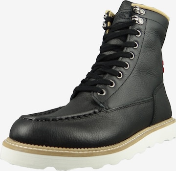 LEVI'S ® Lace-Up Ankle Boots in Black: front