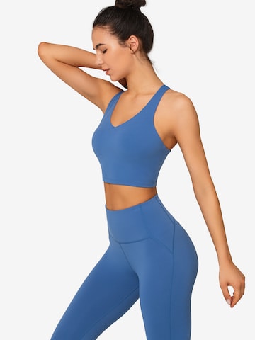 Yvette Sports Bustier Sportmelltartók 'Marwa' - kék