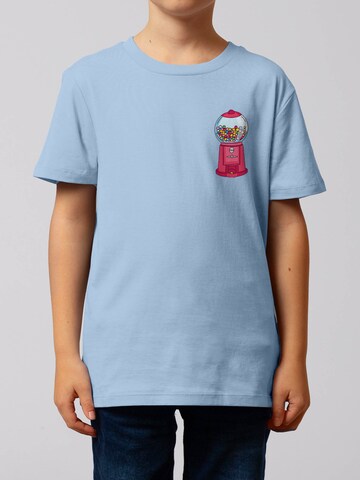 watabout.kids Shirt 'Kaugummiautomat' in Blue: front