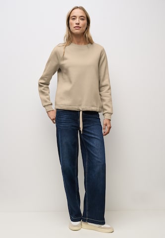STREET ONE Sweatshirt in Beige