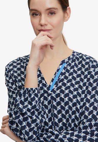 Cartoon Blouse in Blauw