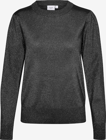 SAINT TROPEZ Sweter 'Kila' w kolorze czarny: przód