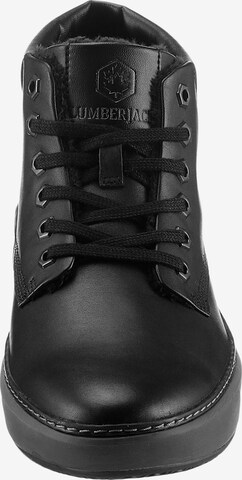 Lumberjack Lace-Up Boots in Black