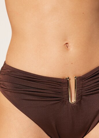 CALZEDONIA Bikini Bottoms in Brown