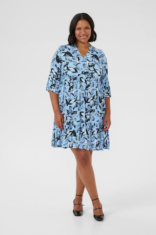 Robe 'Isma Ami' KAFFE CURVE en bleu