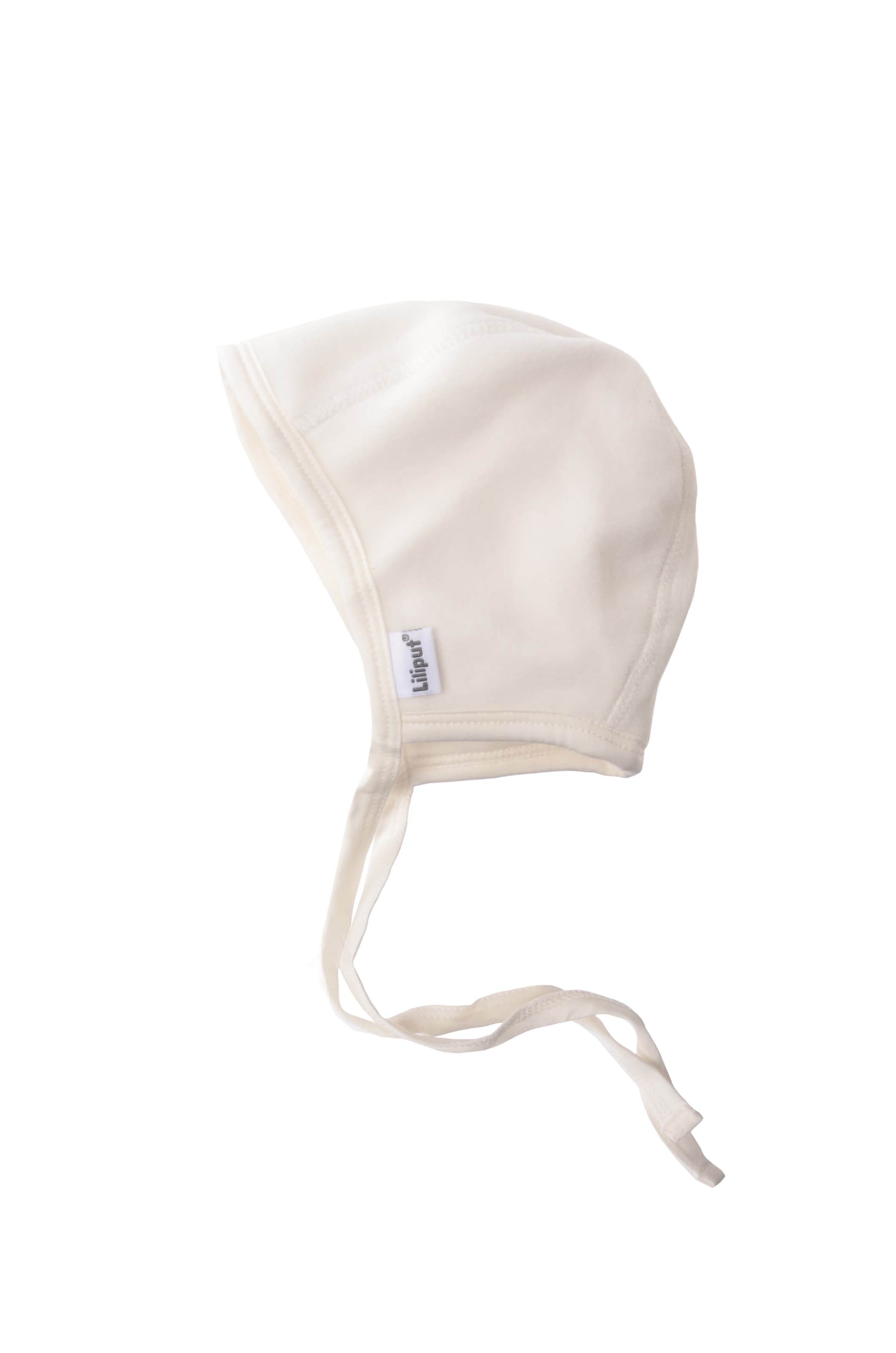 LILIPUT Baby-Bindemütze in Beige: Vorderseite
