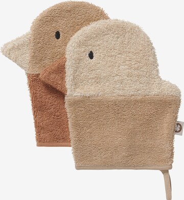 Accessoires de douche 'Duck terry' Noppies en beige : devant