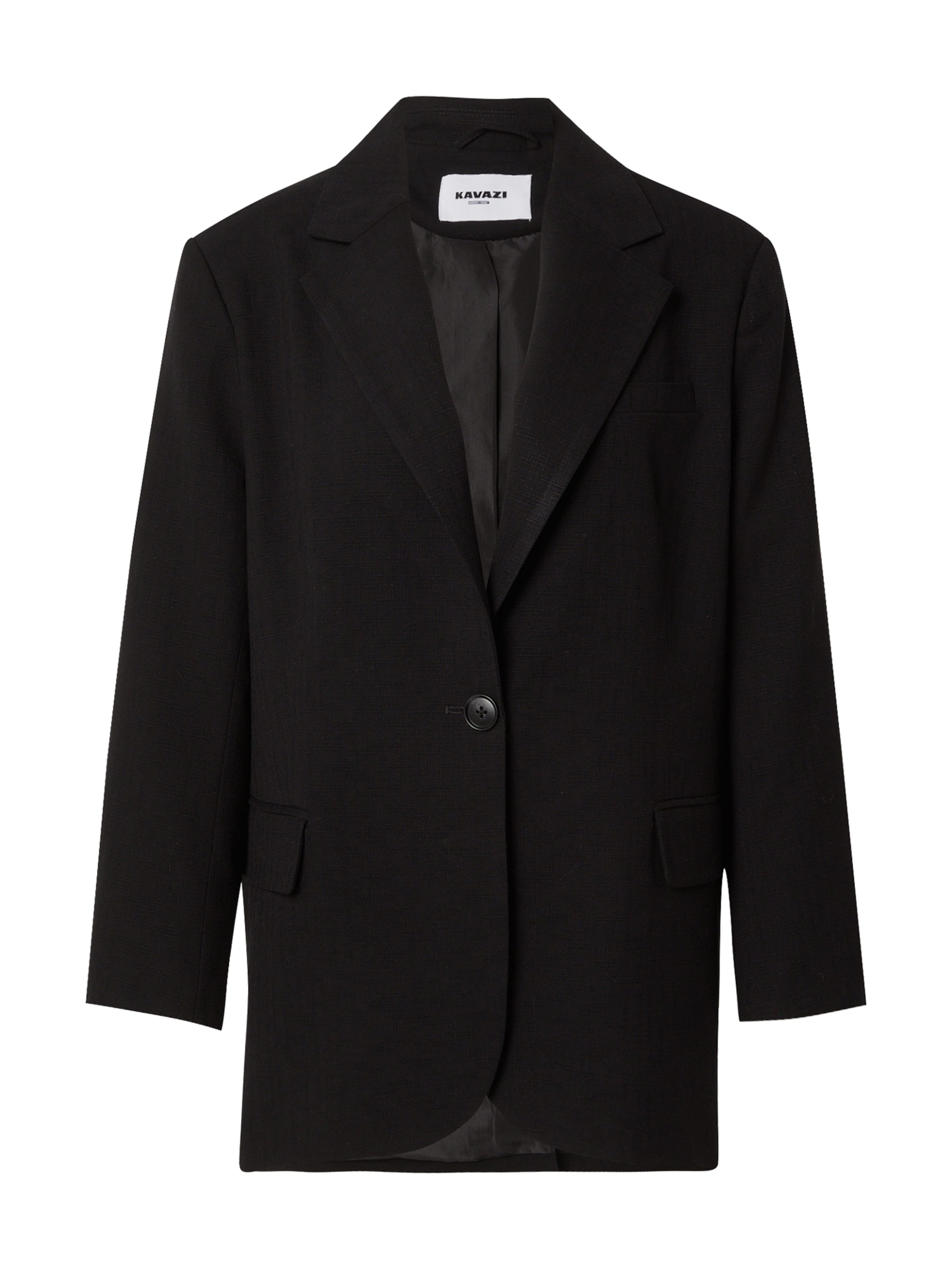 Blazer KAVAZI en noir : devant