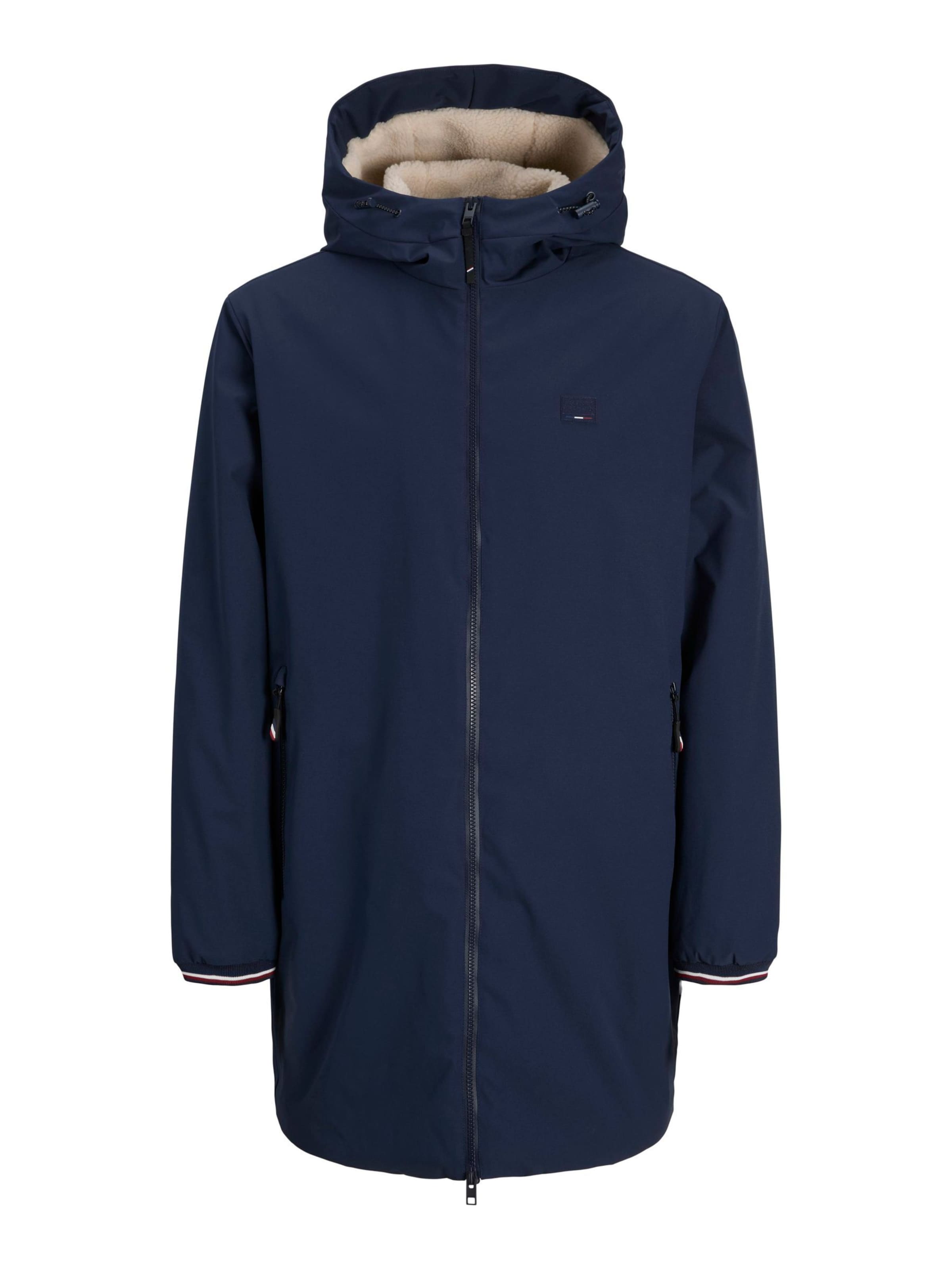 JACK & JONES Tussenparka in de kleur Navy, Productweergave