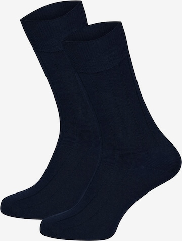 Nur Die - Calcetines ' Rippstrick ' en azul: frente
