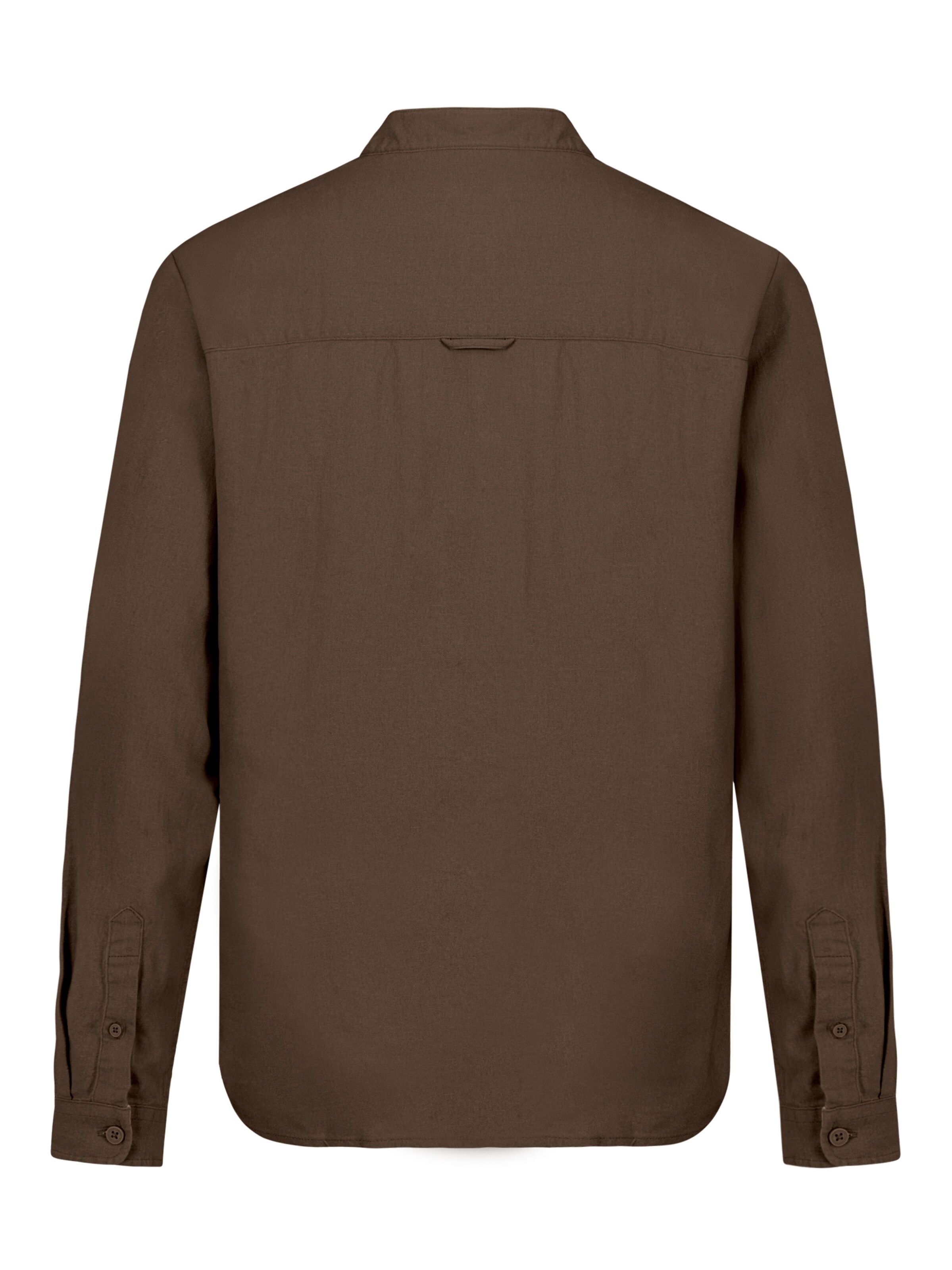 Eight2Nine Comfort fit Button Up Shirt in Brown