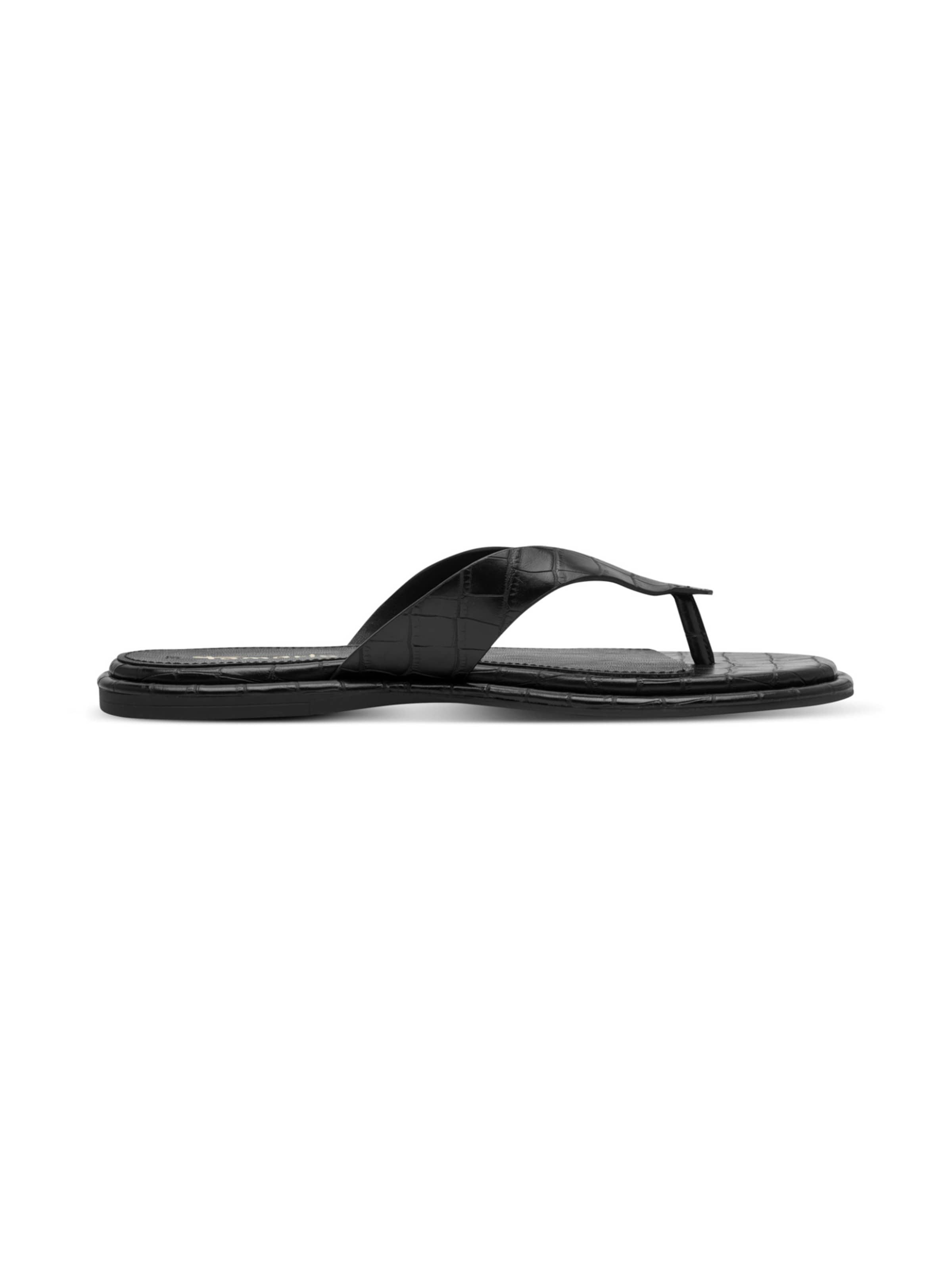 Tamaris Ujjelválasztó-pántos szandál - fekete