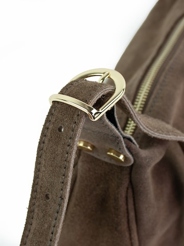 lePelou Schultertasche 'MINA' in Grau