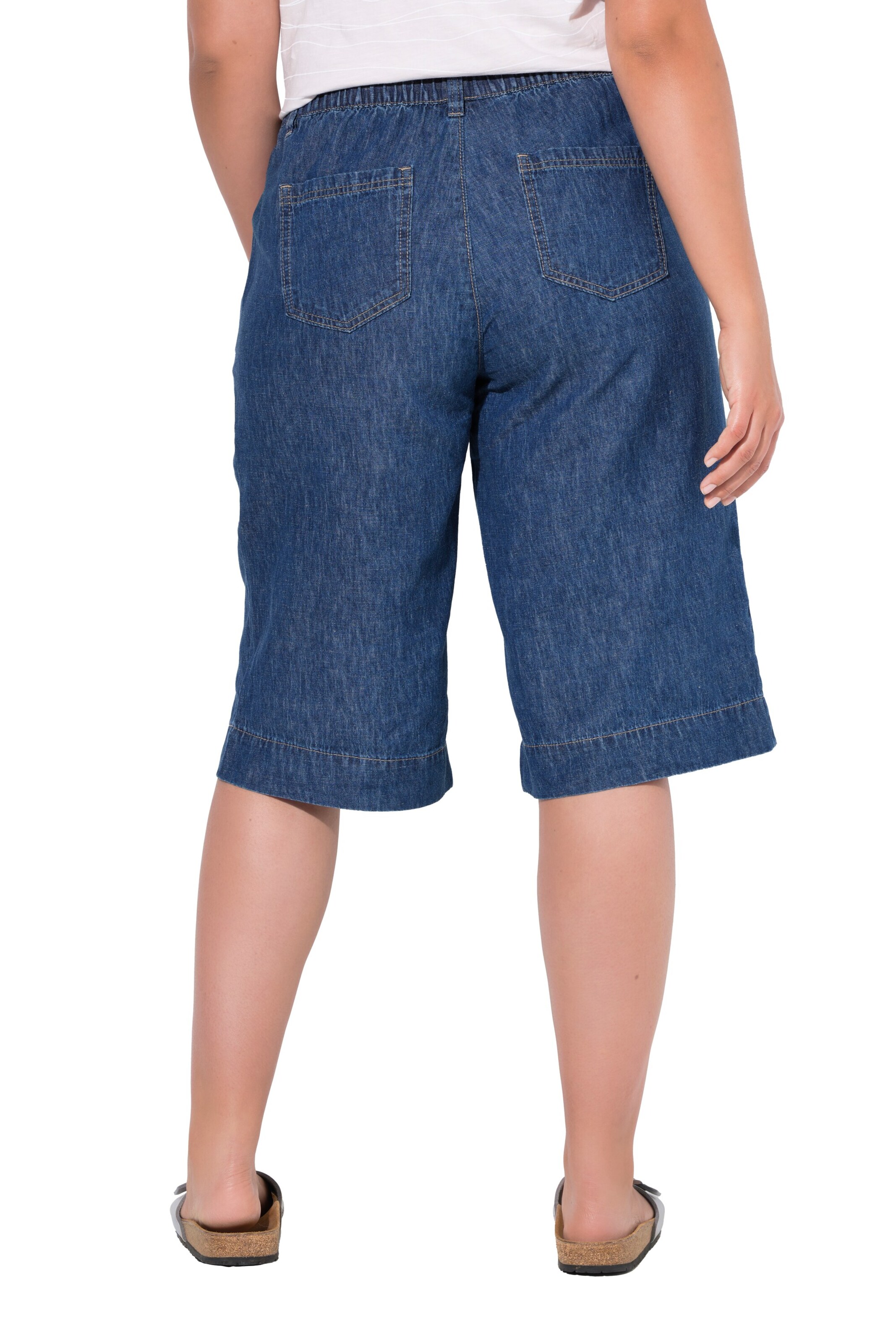 LAURASØN Loose fit Trousers in Blue