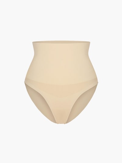 cfab (formerly creamy fabrics) Shapingslip 'Shaping-Slip mit hoher Taille' in XS-S in de kleur Beige, Productweergave