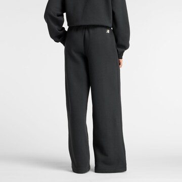new balance Wide leg Broek in Zwart