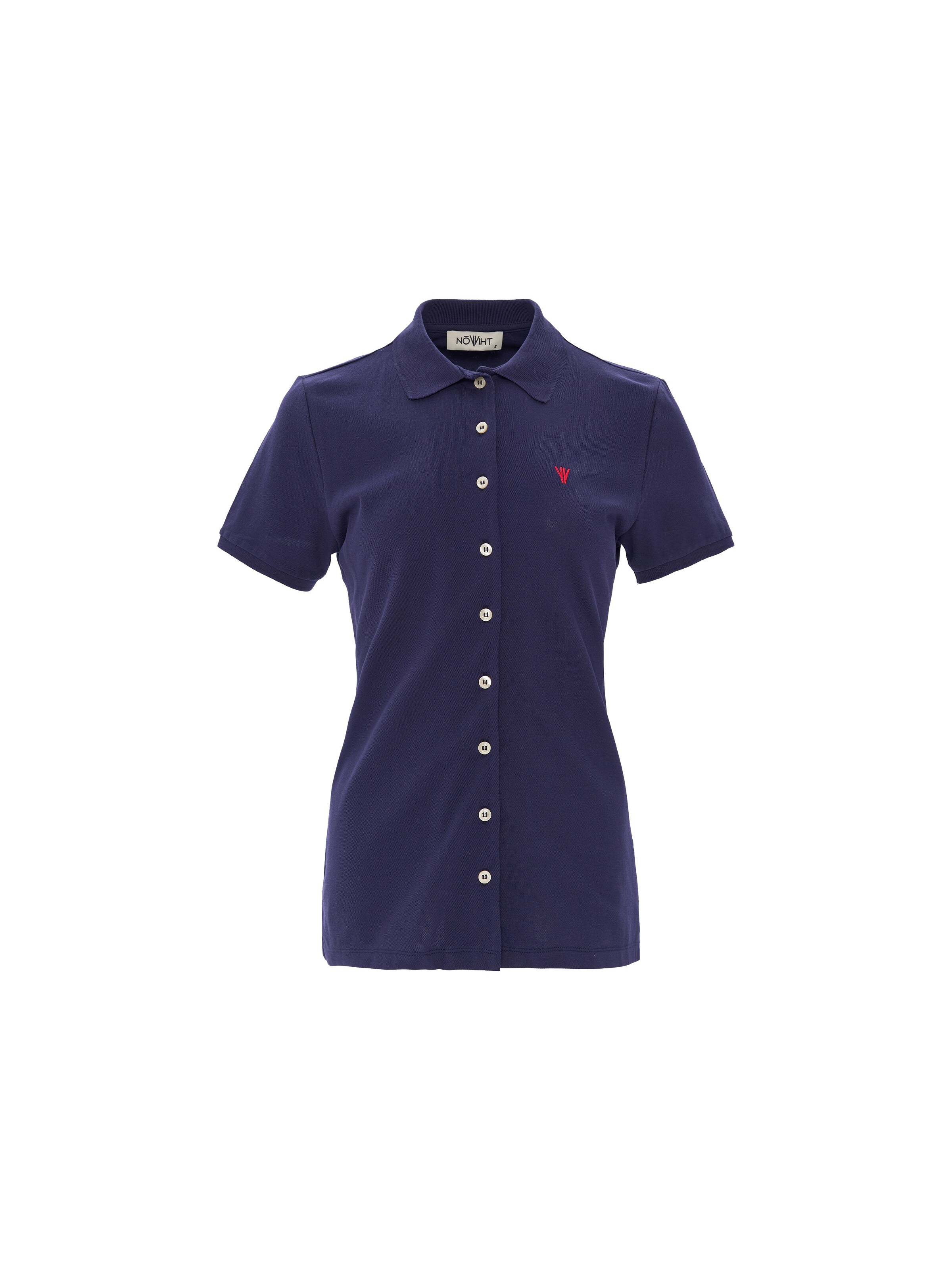 NOWIHT Bluse 'Eugenie'‌ in Blau: Vorderseite