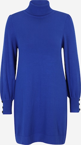 Wallis Petite Knit dress in Blue: front