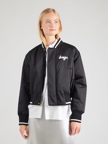 Veste mi-saison 'Felax-1_B' HUGO en noir : devant