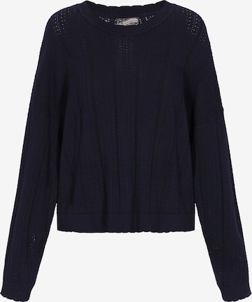 DreiMaster Vintage Pullover in Blau: Vorderseite