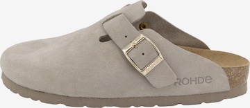 Clogs 'Alba' di ROHDE in beige: frontale