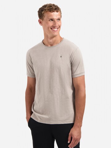 No Excess Shirt in Beige: voorkant