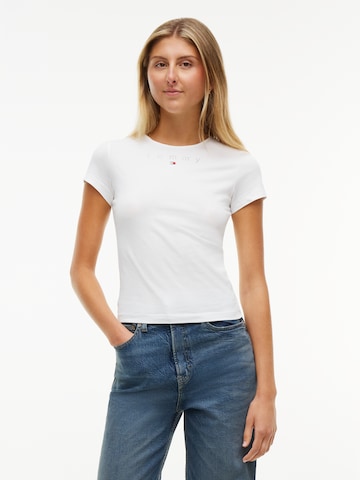 Tommy Jeans - Camisa em branco: frente