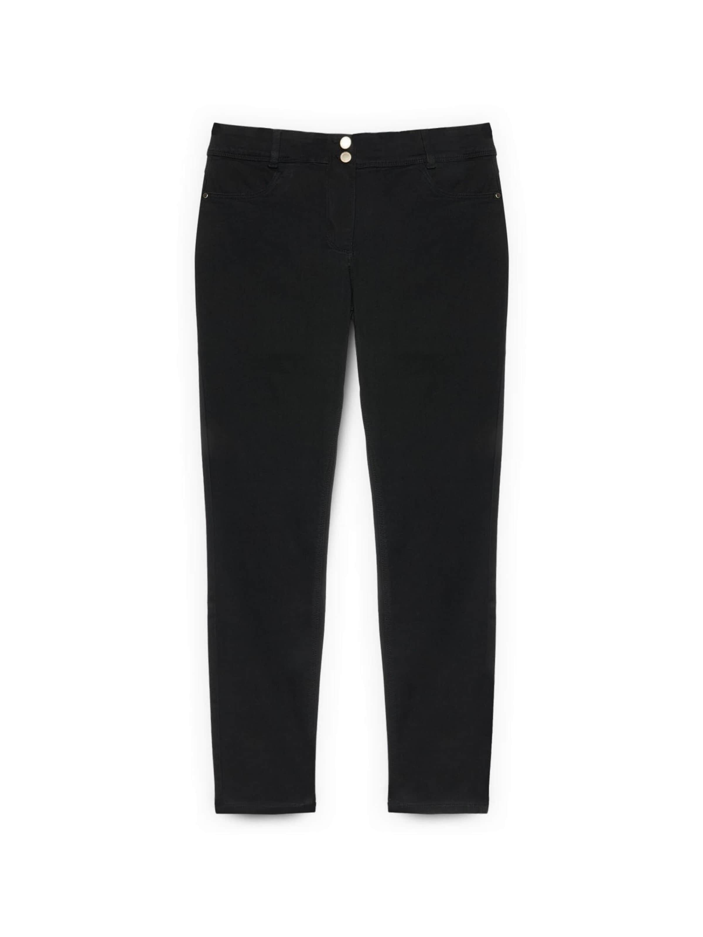 Skinny Jean Fiorella Rubino en noir : devant