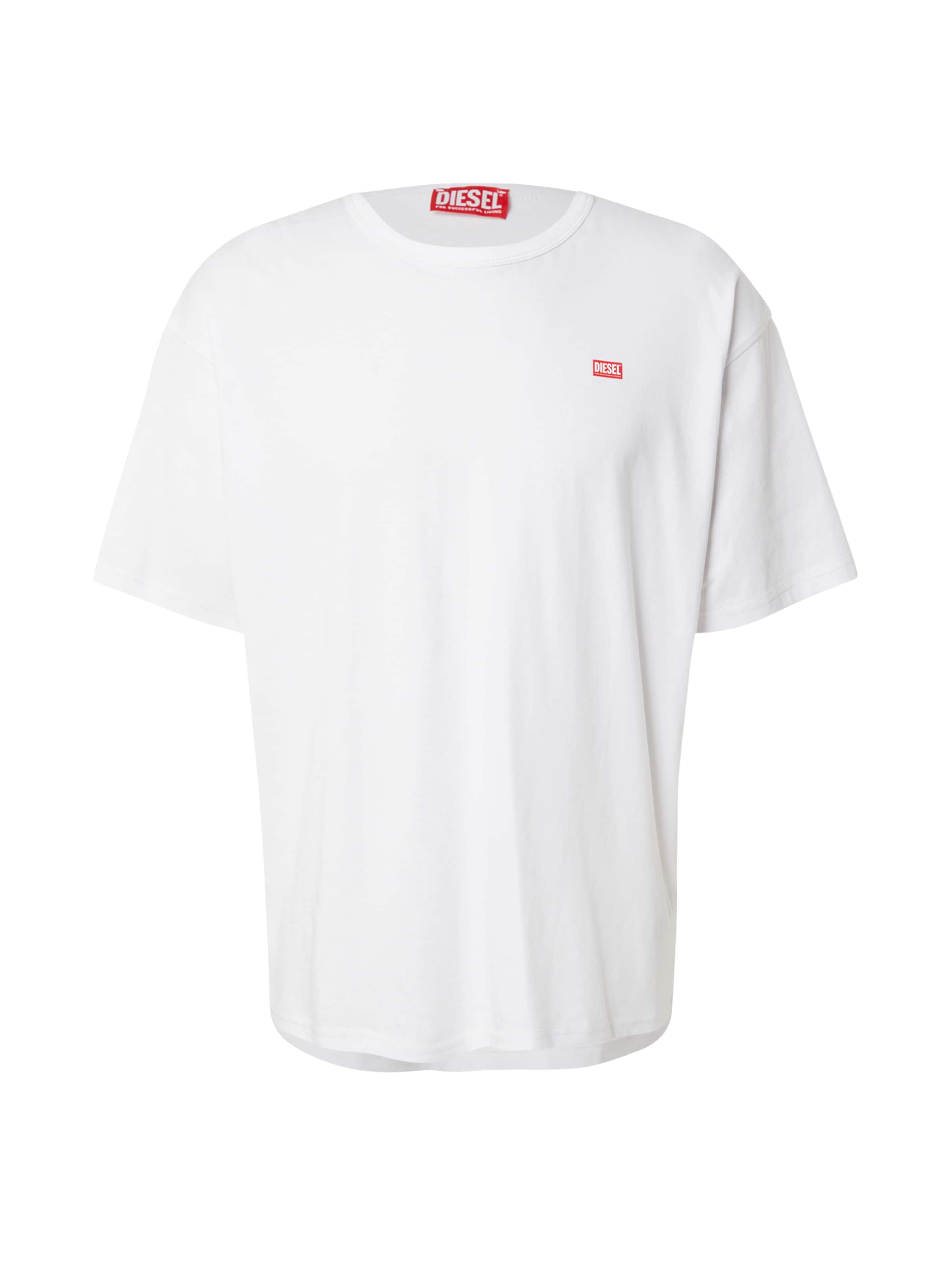 DIESEL - Camiseta en blanco: frente
