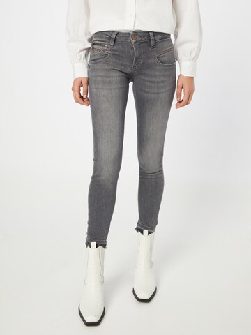 FREEMAN T. PORTER Skinny Jeans 'Alexa' in Grau: predná strana