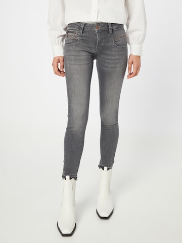 FREEMAN T. PORTER Skinny Jeans 'Alexa' in Grijs: voorkant