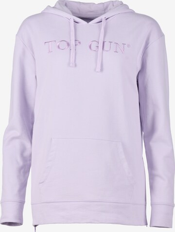 TOP GUN Sweatshirt 'TG22020' in Lila: voorkant