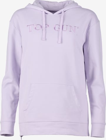 TOP GUN Sweatshirt 'TG22020' in Purple: front