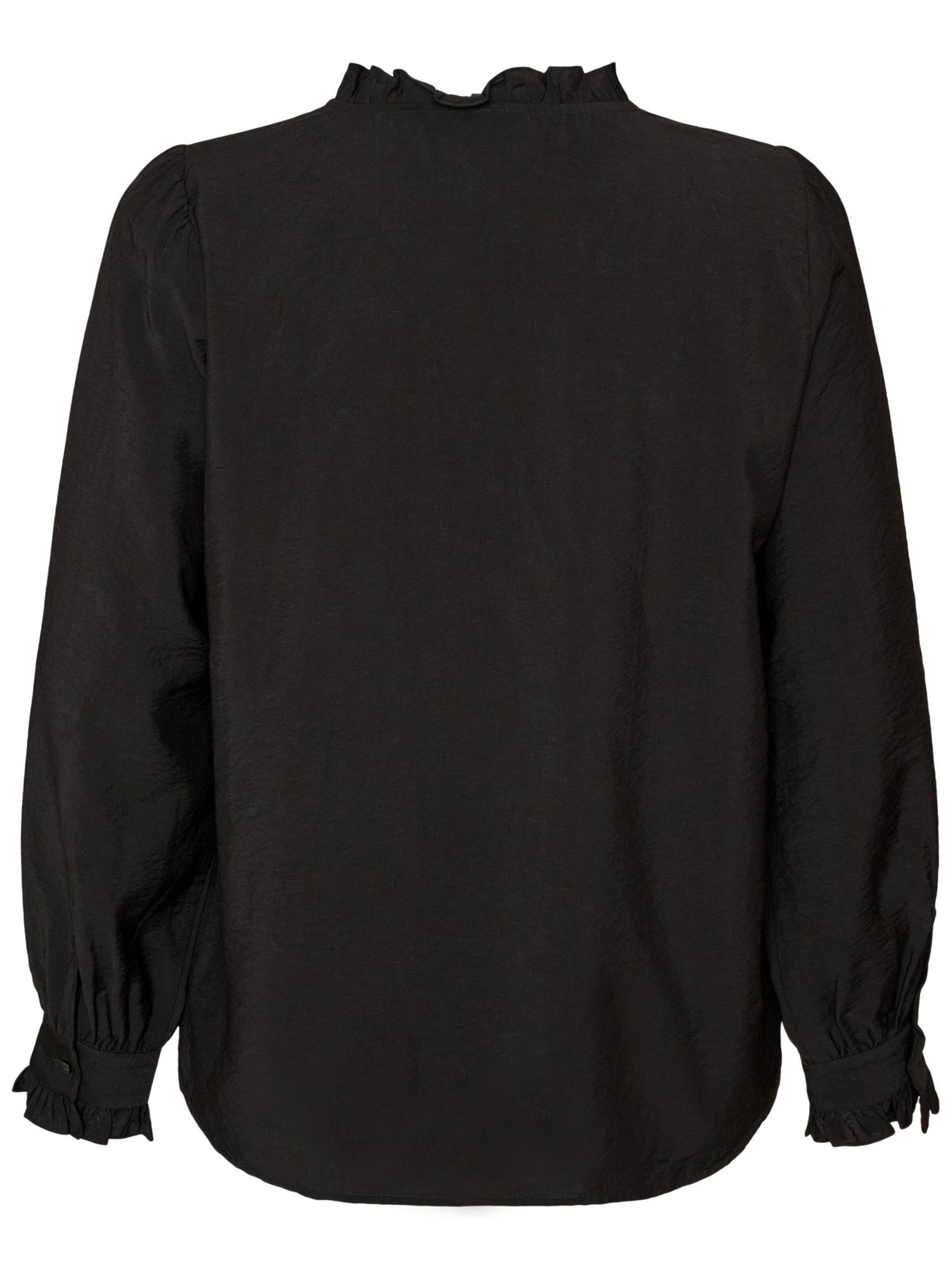 Zizzi Bluse 'MCLARU' in Schwarz