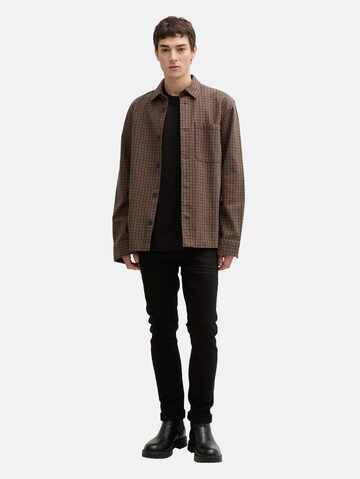 TOM TAILOR DENIM T-Shirt in Schwarz