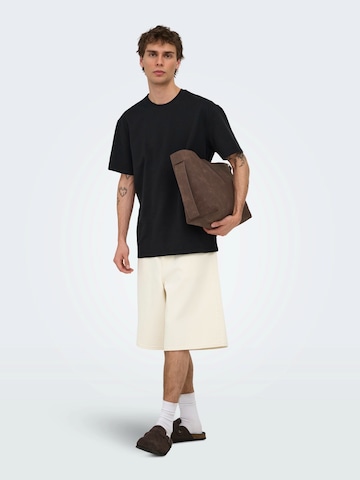 Baggy Jean 'ONSCarl' Only & Sons en beige