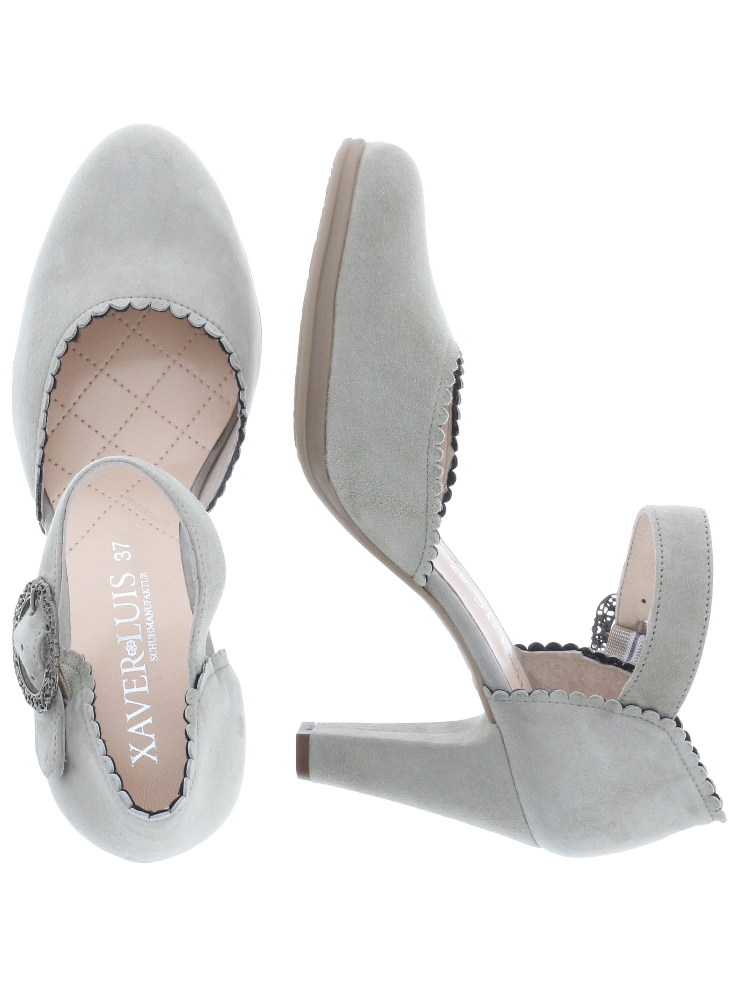 XAVER LUIS Schuhmanufaktur Pumps 'Sofine' in Grün