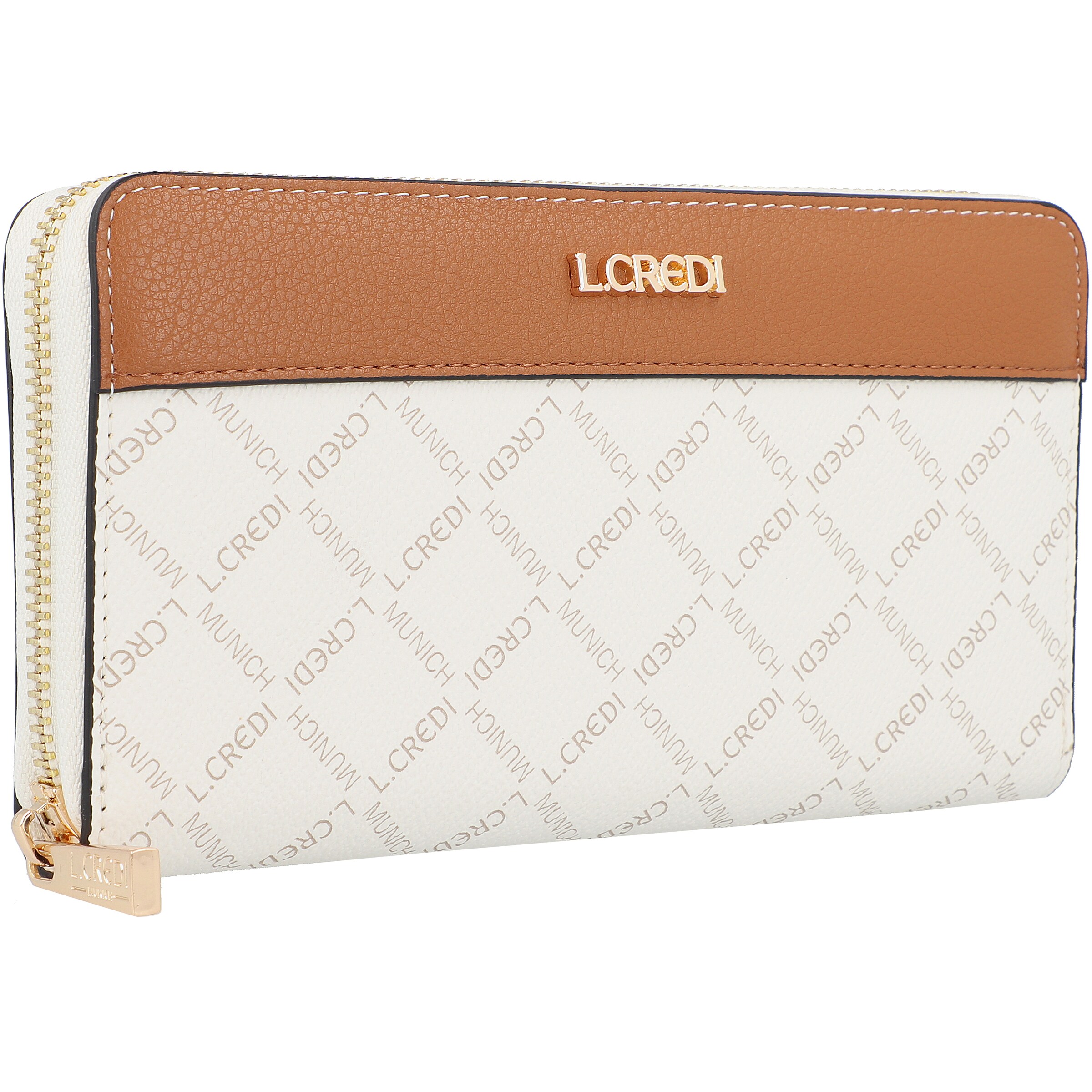 L.CREDI Wallet 'Filiberta' in White