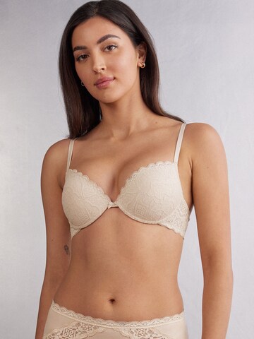 INTIMISSIMI Push-up Bra 'SIMONA' in Beige: front