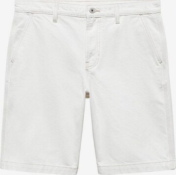 MANGO MAN Regular Jeans 'Brea' in White: front