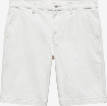 MANGO MAN Regular Jeans 'Brea' in White: front