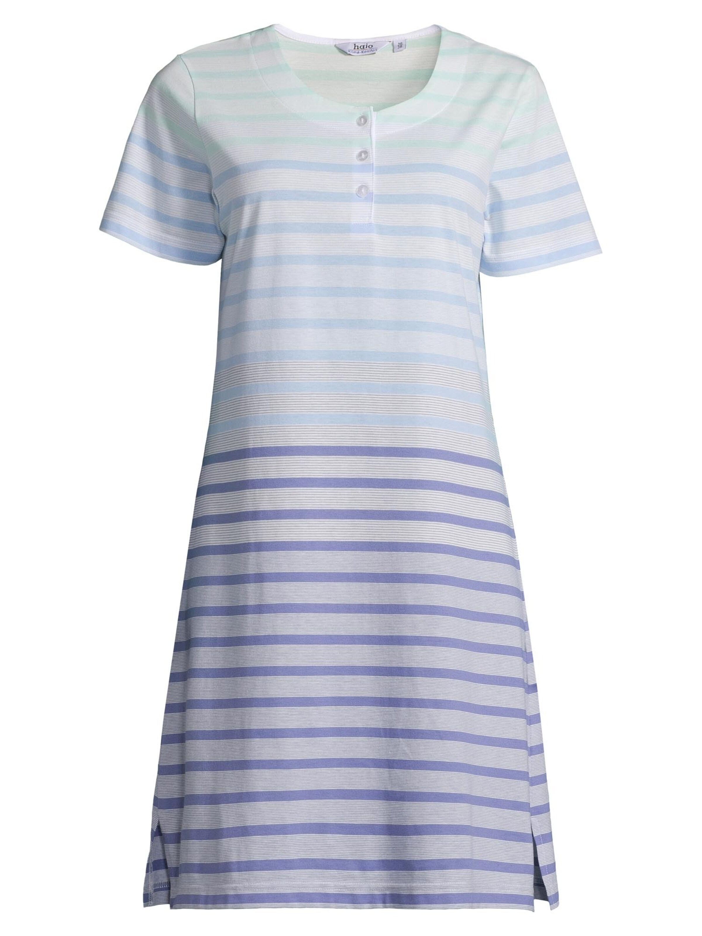 HAJO Nachthemd 'Klima Komfort' in Blau: Vorderseite