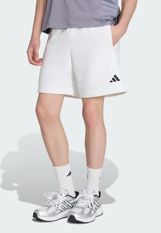 ADIDAS SPORTSWEAR Loosefit Sportshorts 'Z.N.E.' in Weiß: Vorderseite