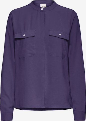 ICHI Bluse 'SOFFIE' in Blau: Vorderseite