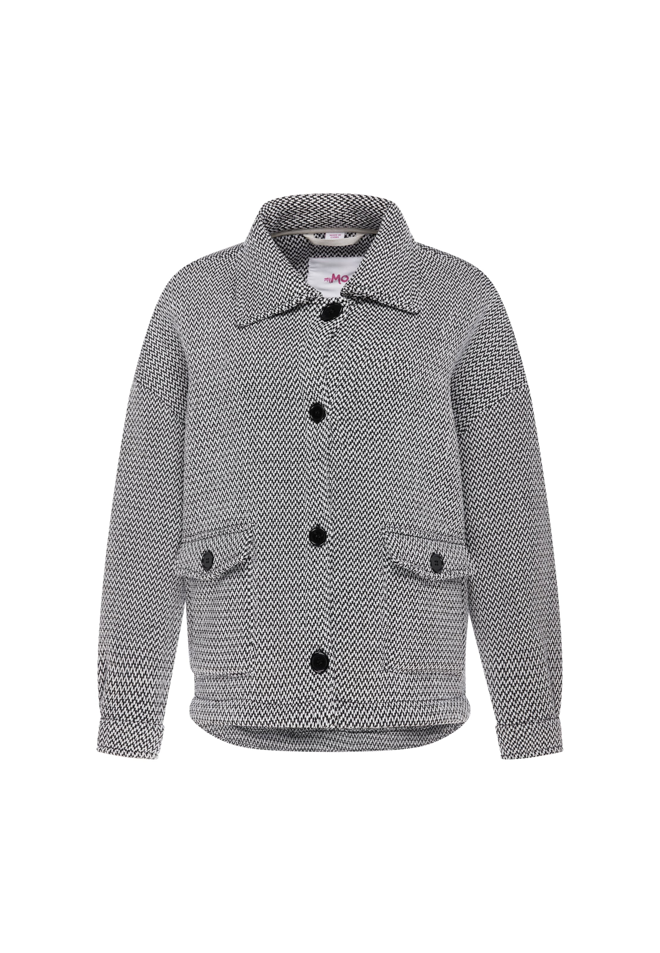 MYMO Fleece jacket in Black: front