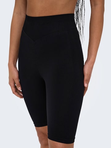 ONLY PLAY Skinny Športne hlače 'ONPEDDA' | črna barva