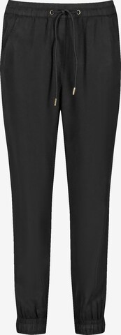 TAIFUN Tapered Pants in Black: front