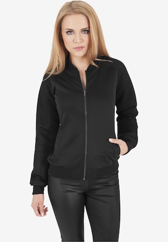 Urban Classics Between-Season Jacket in Black: front